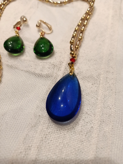 Replica Howl Pendragon Earrings and Necklace