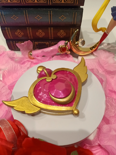 Crisis Moon Compact Brooch Replica