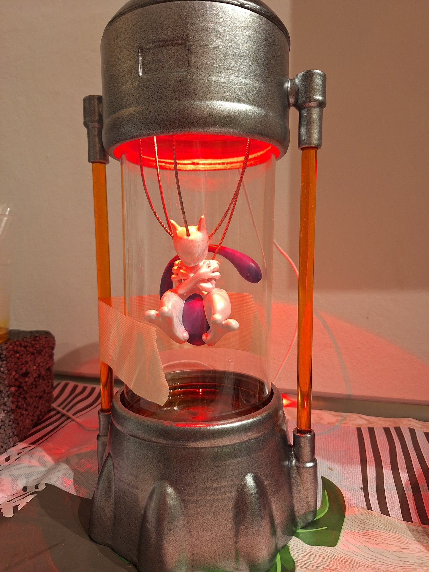 Pokemon Capsule Lamps Mewtwo Charizard Venusaur Blastoise Clones