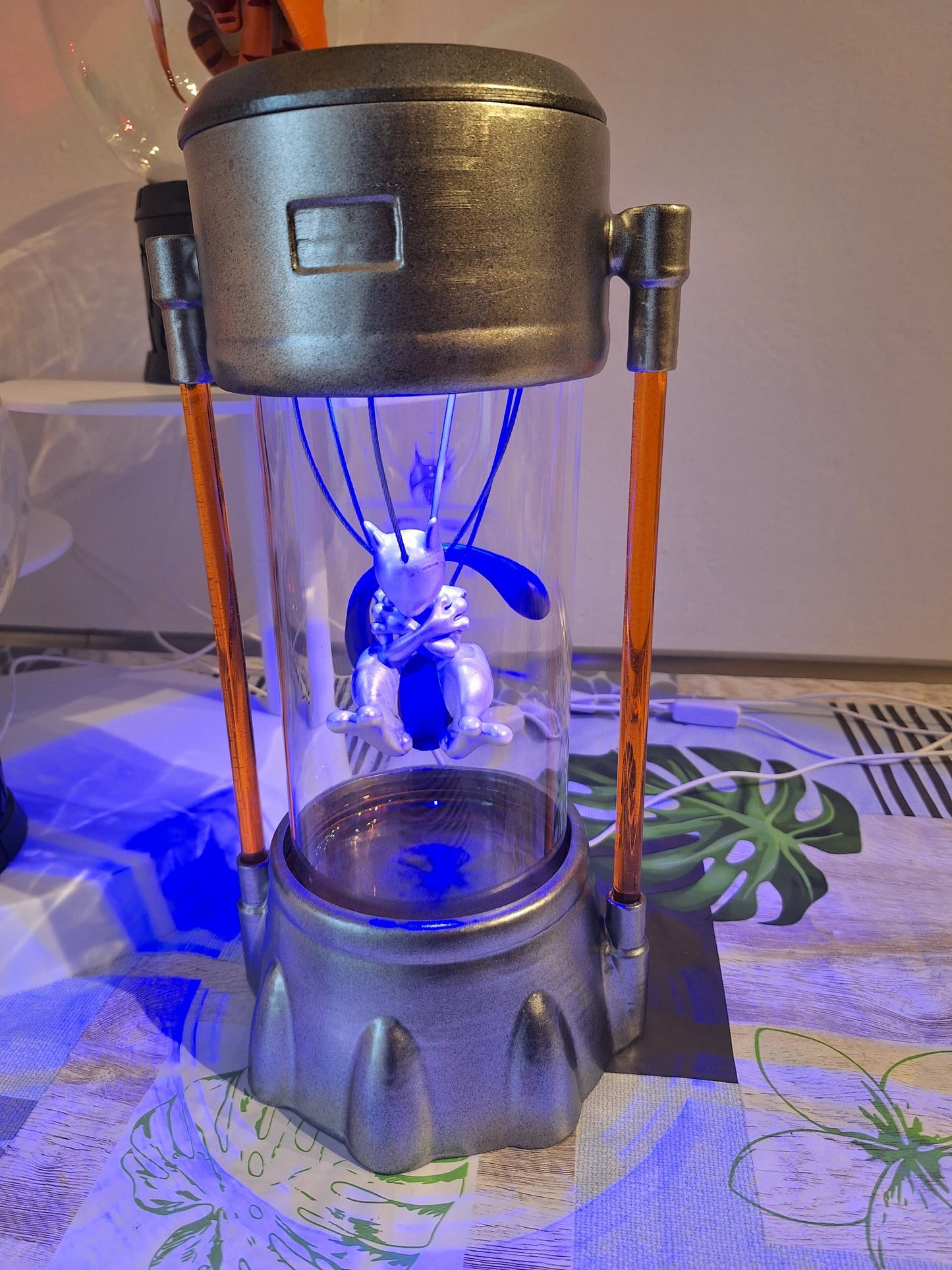 Pokemon Capsule Lamps Mewtwo Charizard Venusaur Blastoise Clones
