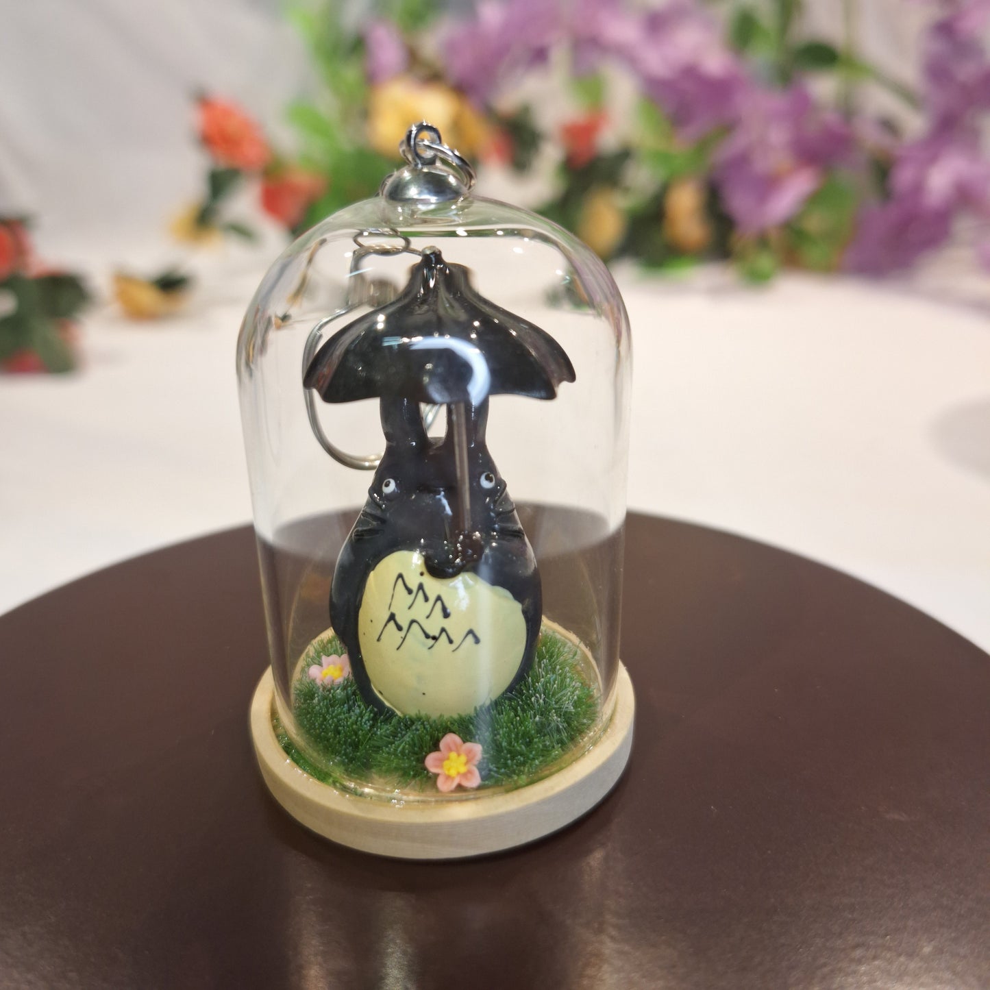 Totoro Terrarium Keychain