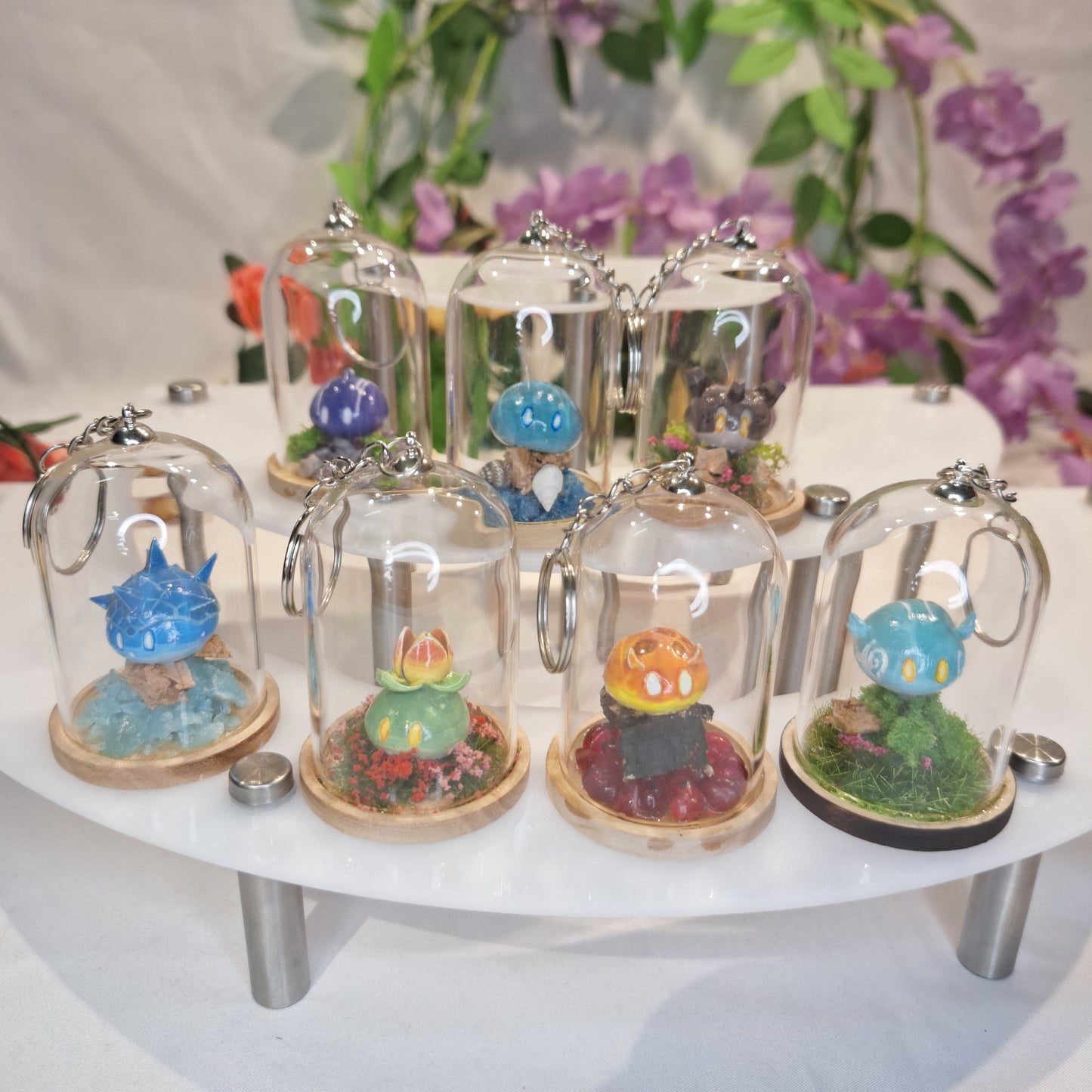 Slime Terrarium Keychain - Genshin Impact