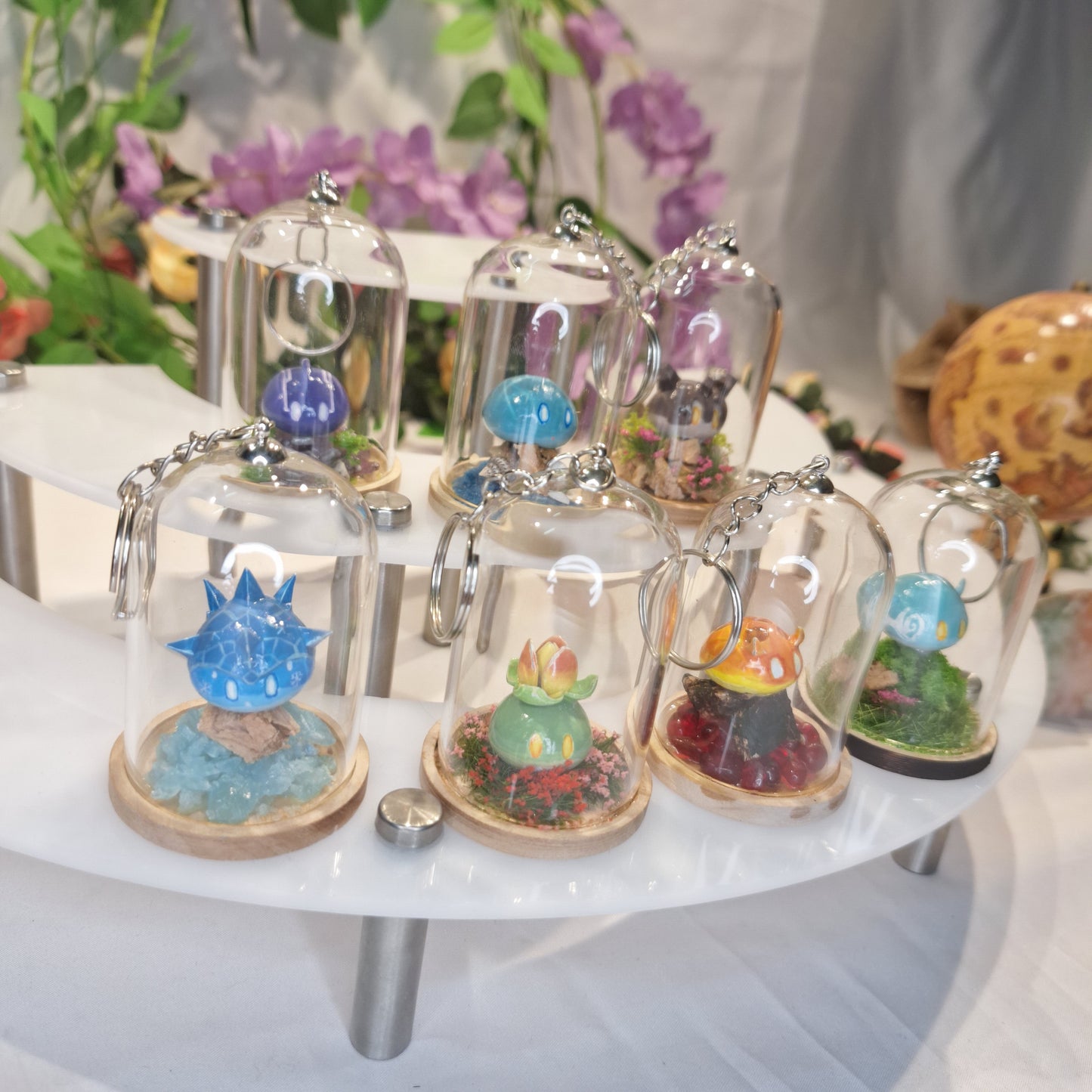 Slime Terrarium Keychain - Genshin Impact