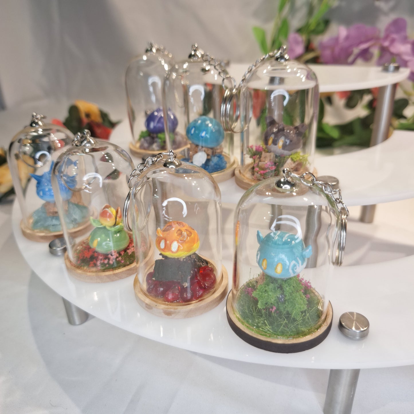 Slime Terrarium Keychain - Genshin Impact