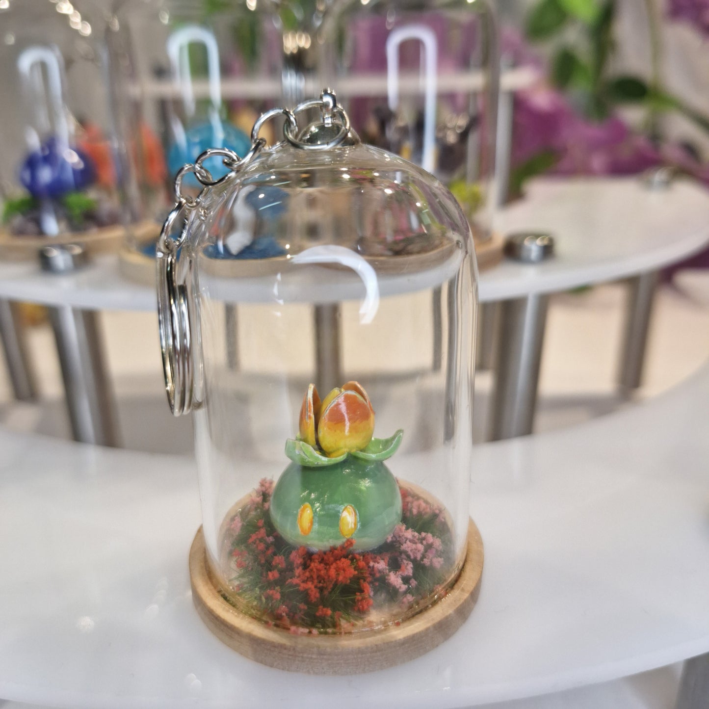 Slime Terrarium Keychain - Genshin Impact