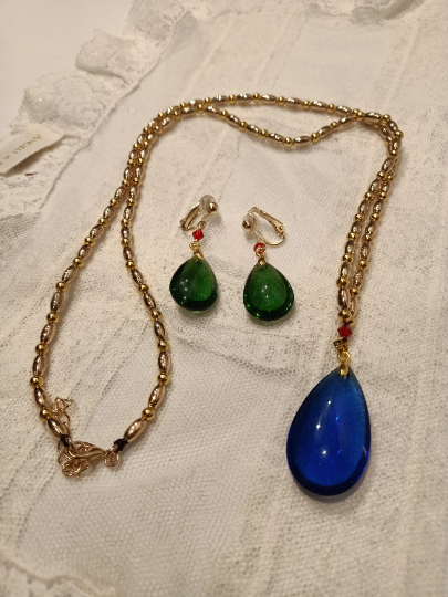 Replica Howl Pendragon Earrings and Necklace