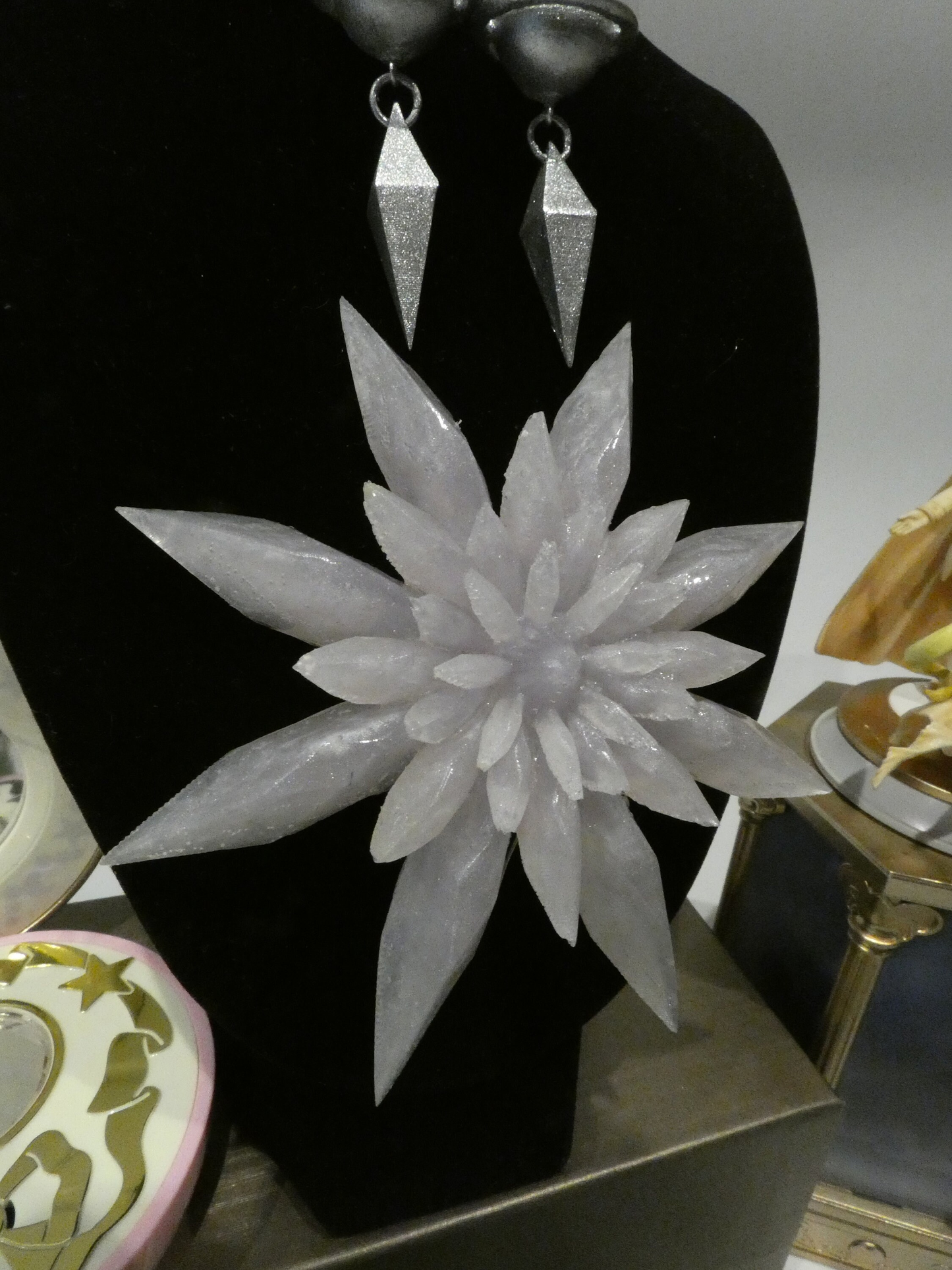 Replica Sailor Saturn Crystal Brooch Earrings
