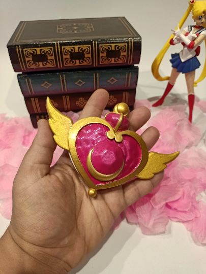Crisis Moon Compact Brooch Replica