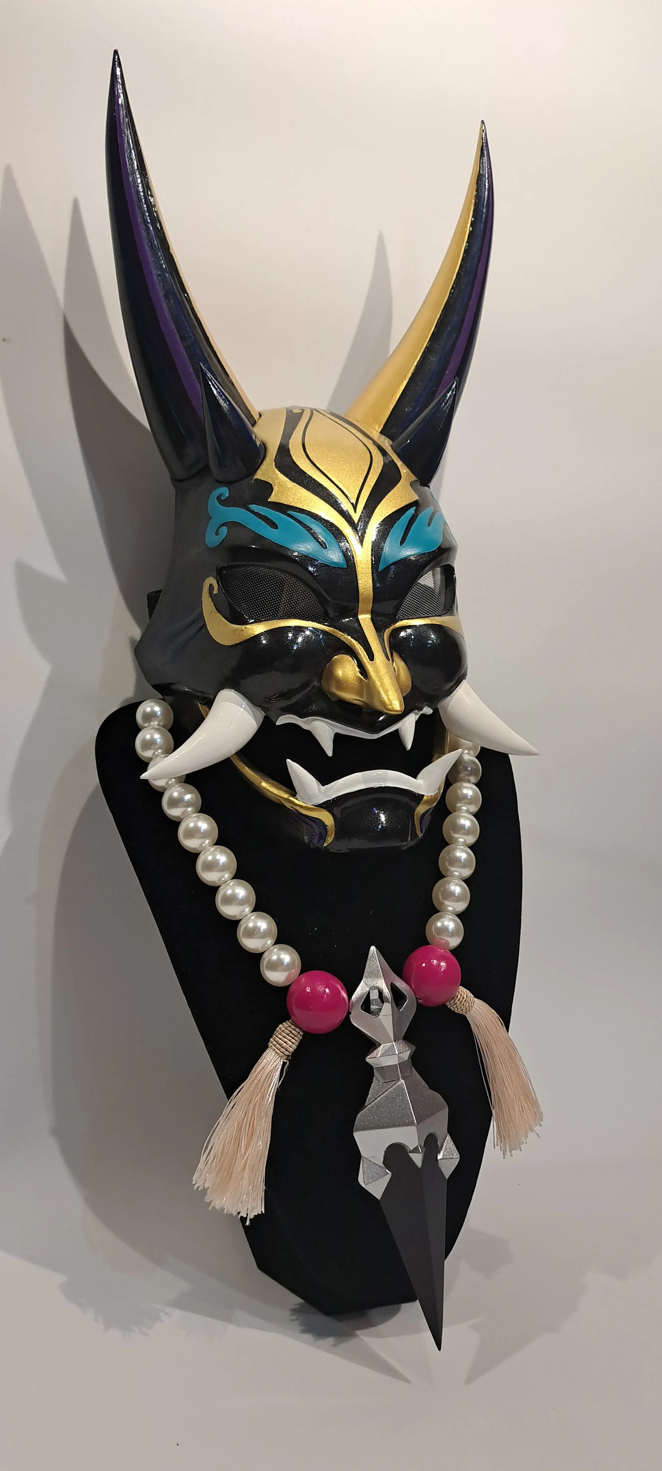 Xiao Mask Replica Genshin Impact LED light