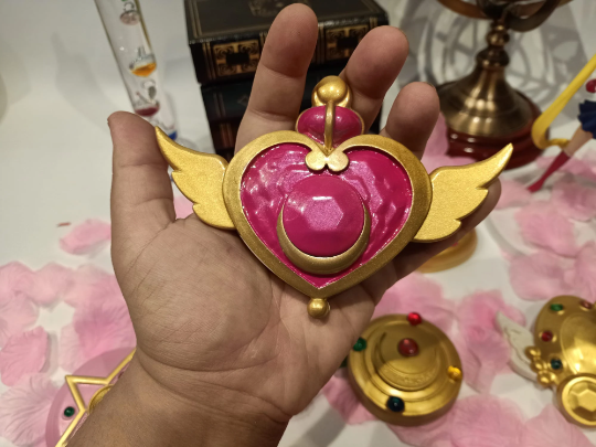 Crisis Moon Compact Brooch Replica