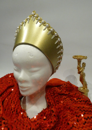 Anastasia Romanoff Gold Crown Tiara Replica