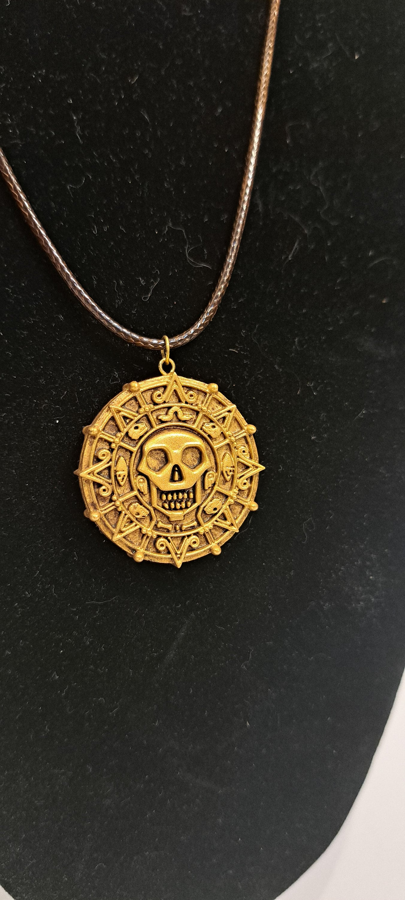 Ciondolo Pirati Caraibi Replica Moneta azteca oro