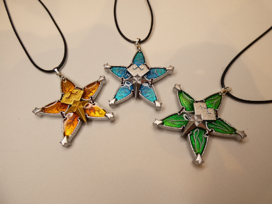 Wayfinder Trovavia Necklace Replica Kingdom Hearts Terra Aqua Ventus