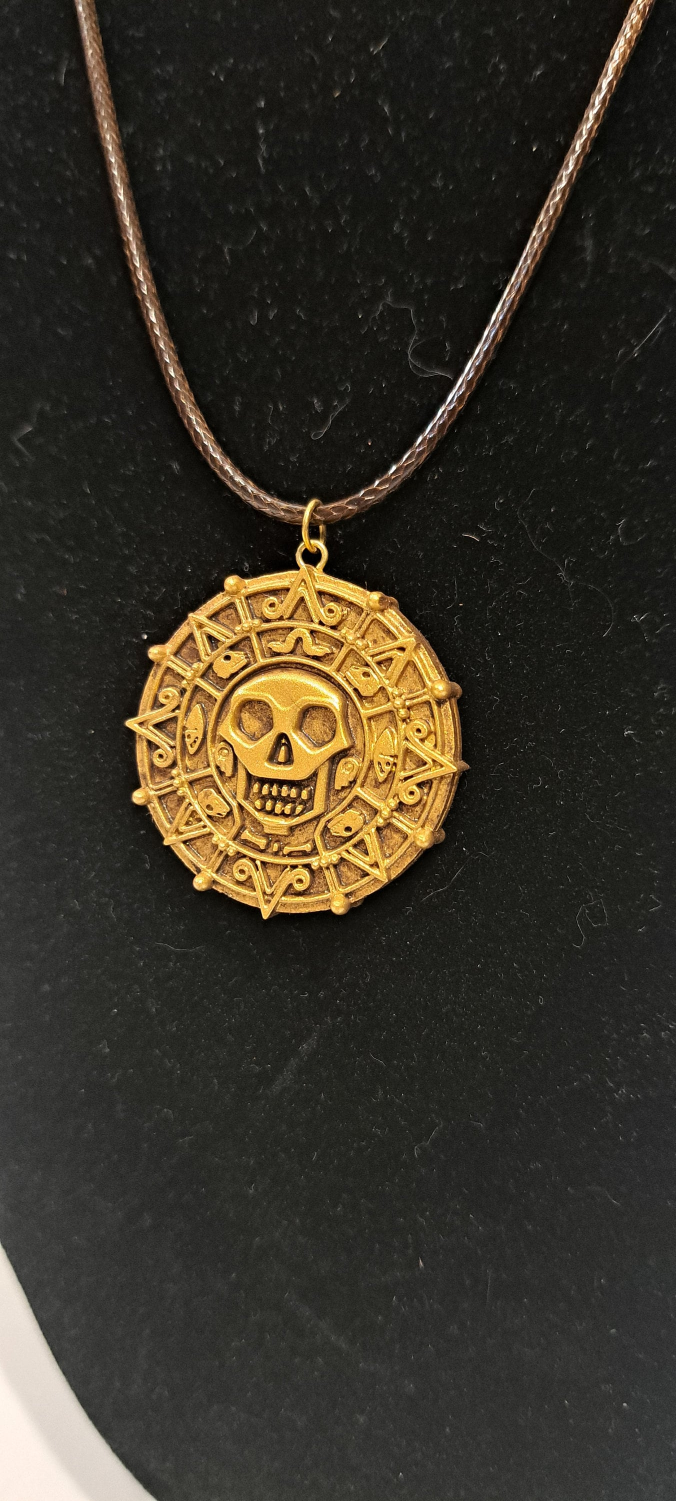 Ciondolo Pirati Caraibi Replica Moneta azteca oro