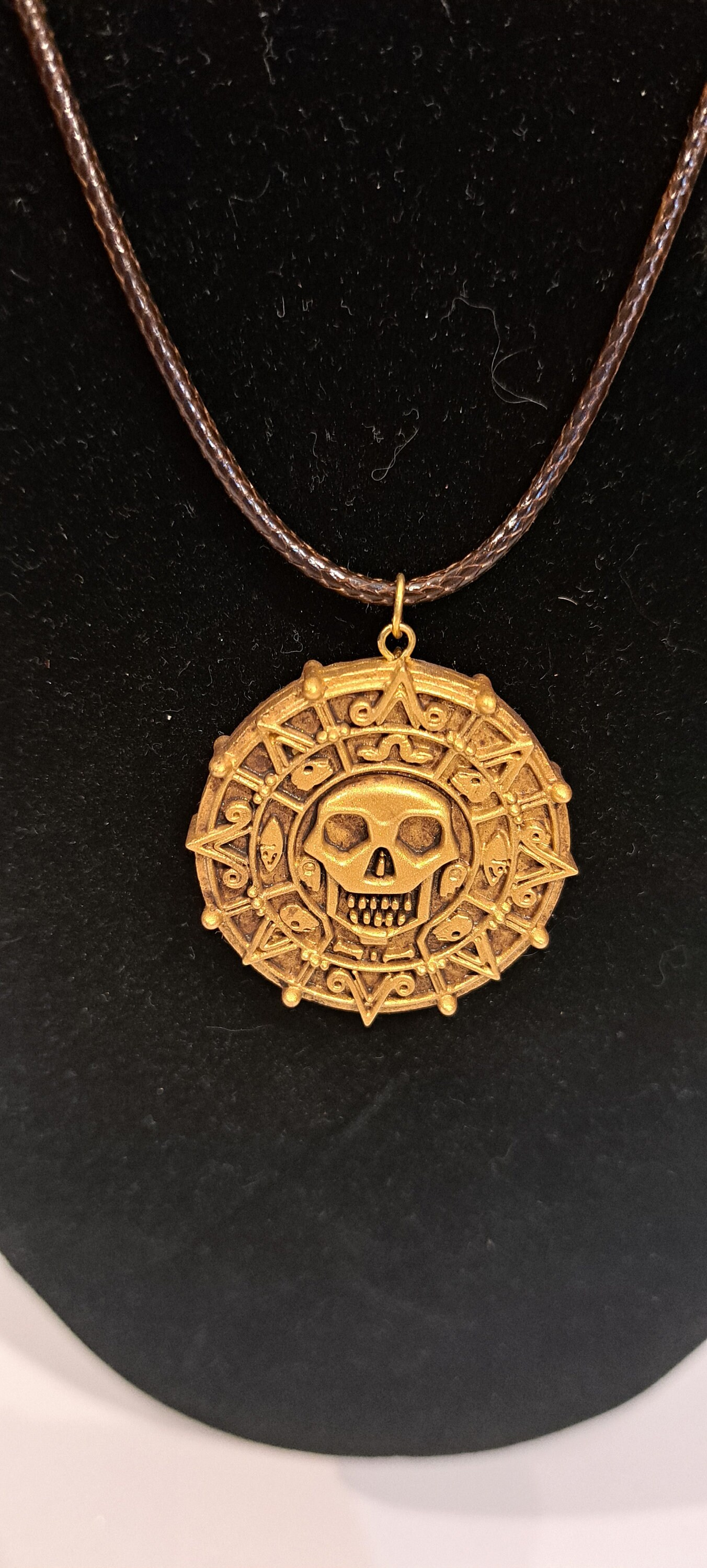 Ciondolo Pirati Caraibi Replica Moneta azteca oro