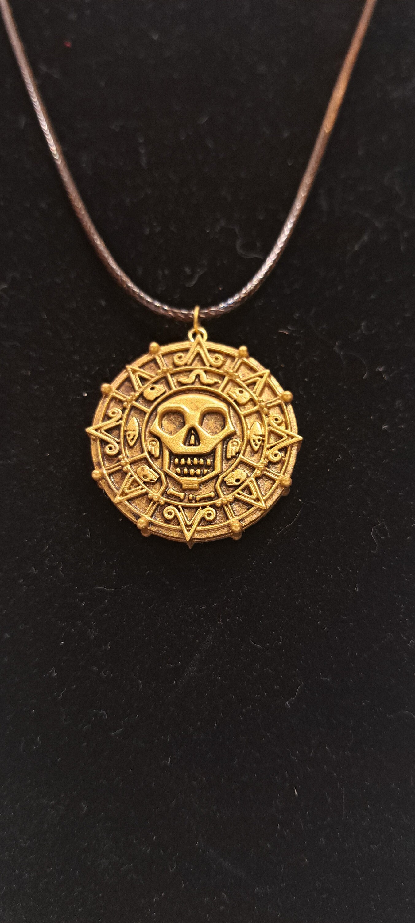 Ciondolo Pirati Caraibi Replica Moneta azteca oro