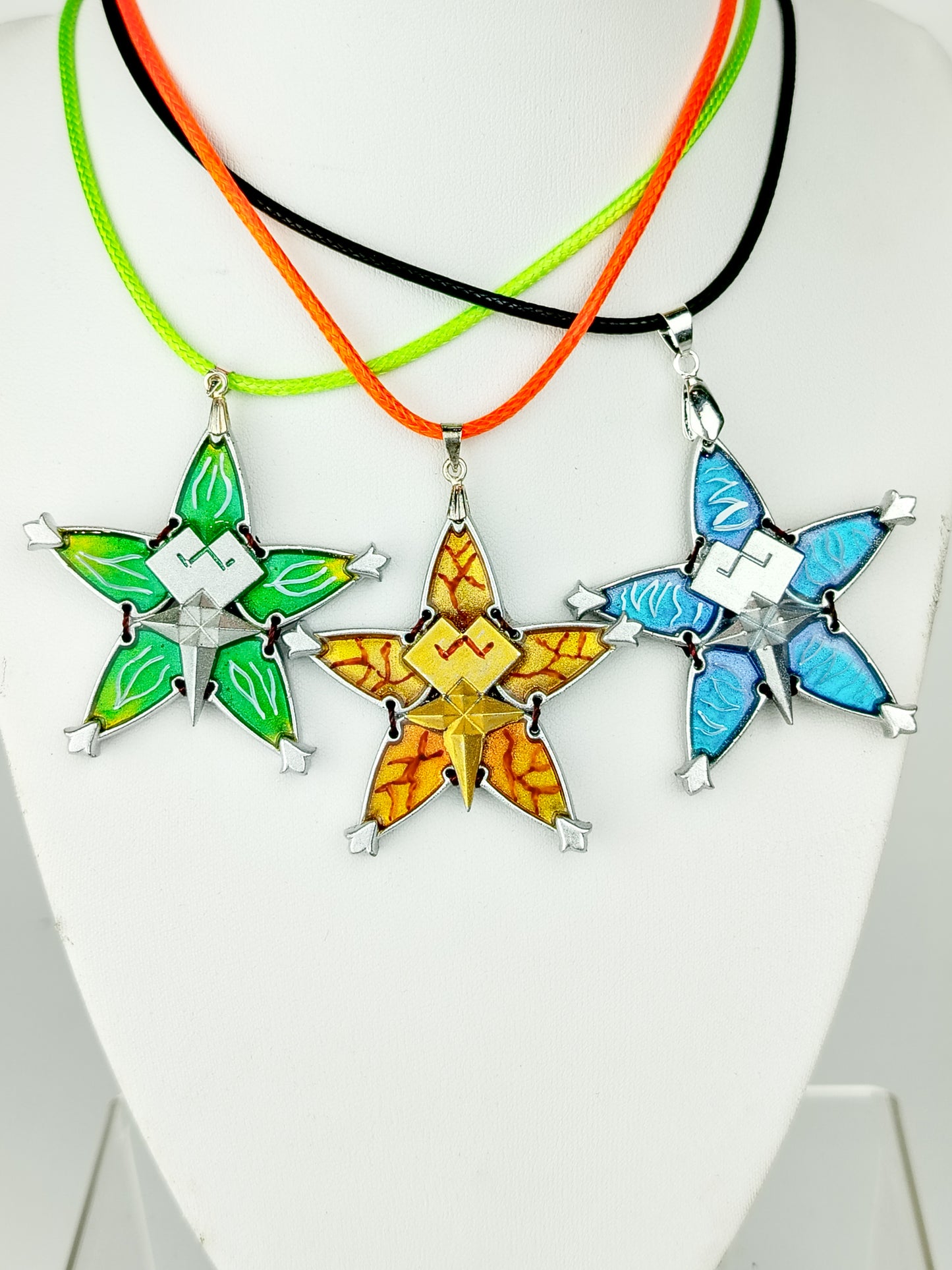Collana Wayfinder Trovavia - Replica Kingdom Hearts (Terra, Aqua, Ventus)