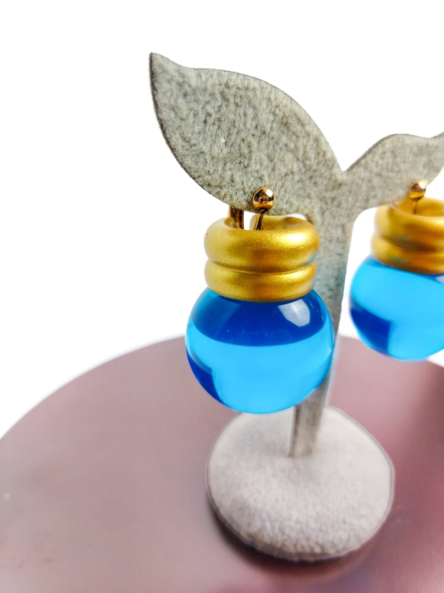 Orecchini Cacciatore x Cacciatore Sfera Azzurra
