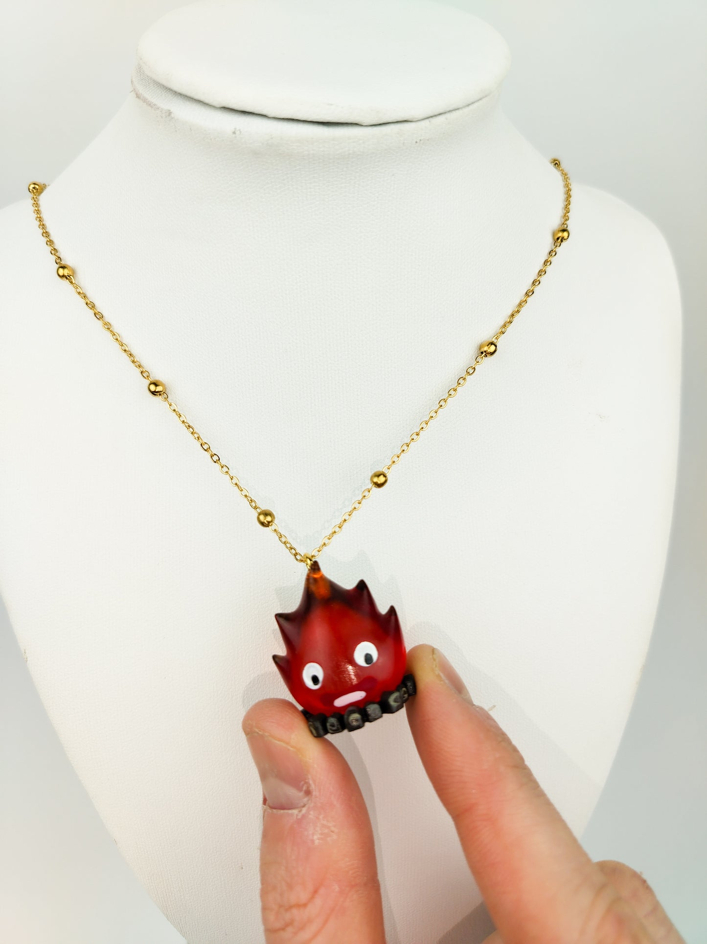 Replica collana Calcifer - Il Castello Errante di Howl