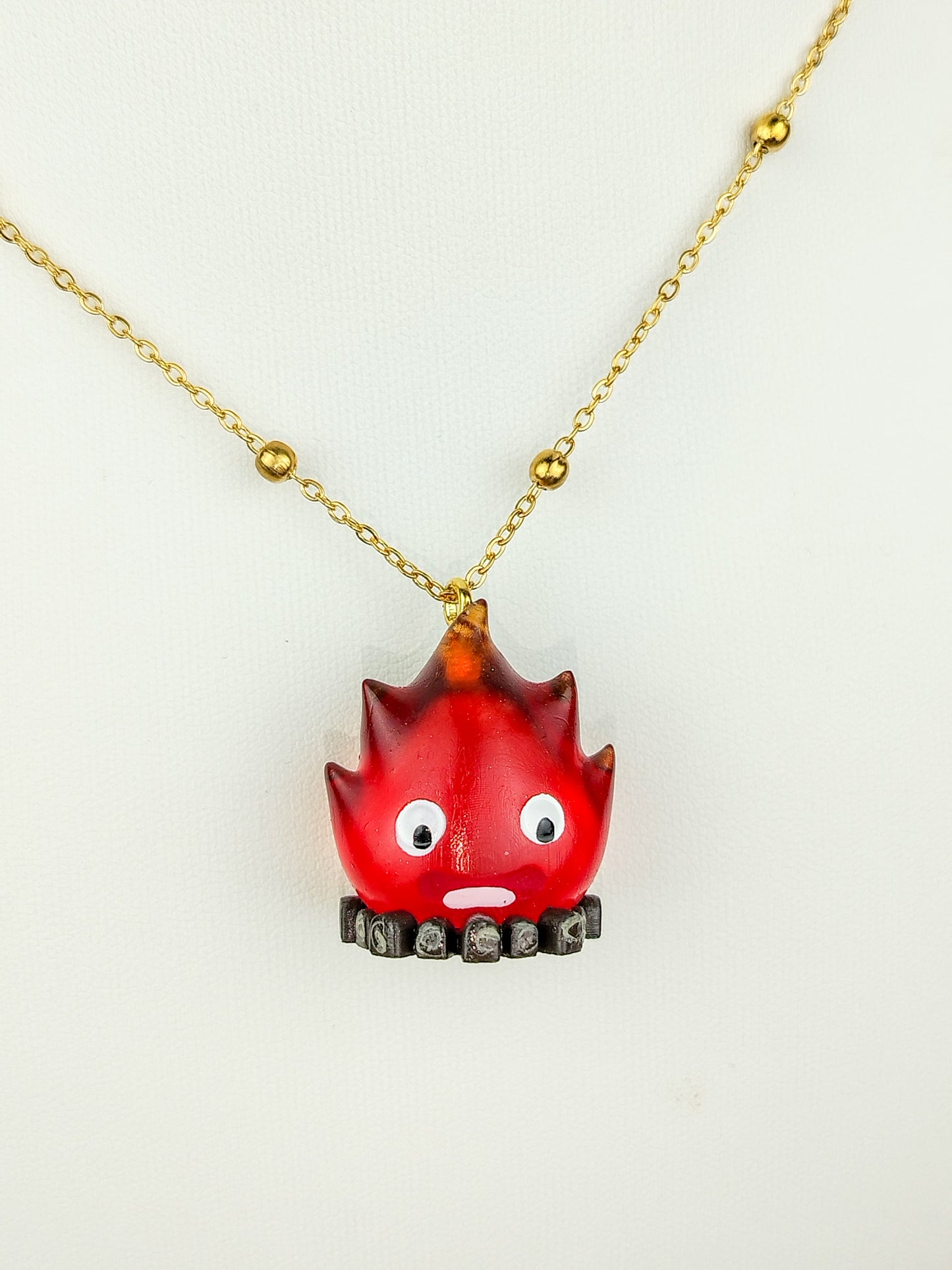 Replica collana Calcifer - Il Castello Errante di Howl